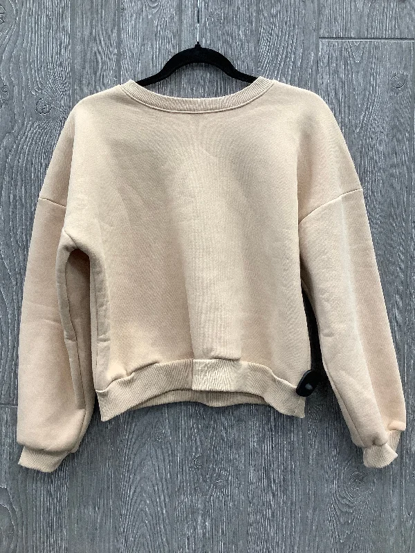 Sweatshirt Crewneck By Clothes Mentor In Tan, Size: S Dapper Men's Bow
