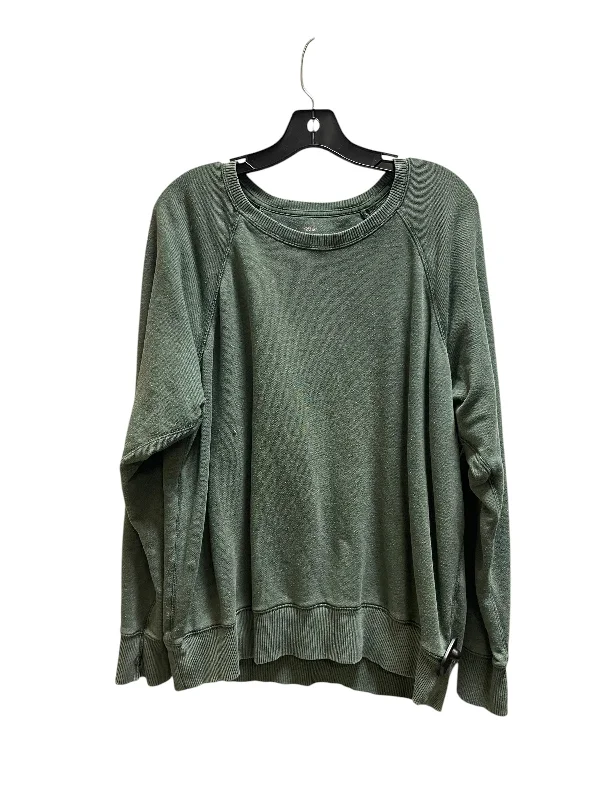 Sweatshirt Collar By Aerie In Green, Size: L Casual Men's Japanese 