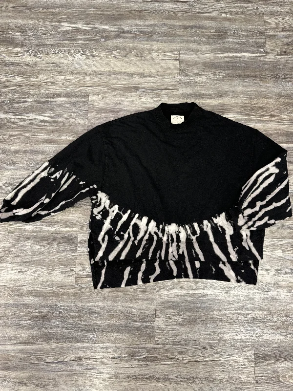 Sweatshirt Crewneck By Electric & Rose In Tie Dye Print, Size: S Edgy Men's Punk