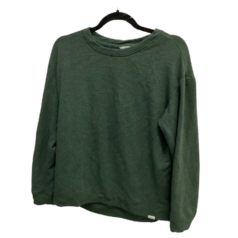 Sweatshirt Crewneck By Orvis In Green, Size: M Refined Men's European