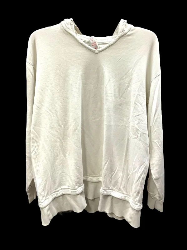 Athletic Sweatshirt Hoodie By Athleta In Beige, Size: S Relaxed Men's Beach