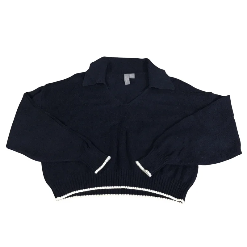 Sweatshirt Collar By Sweaty Betty In Navy, Size: M Refined Men's Hand