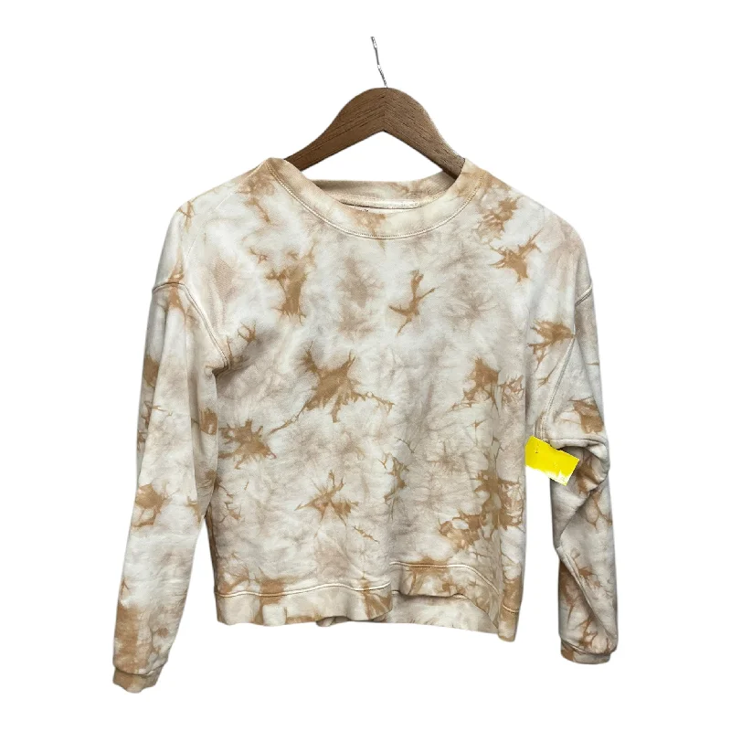 Sweatshirt Crewneck By Madewell In Tie Dye, Size: Xs Artistic Men's Hand