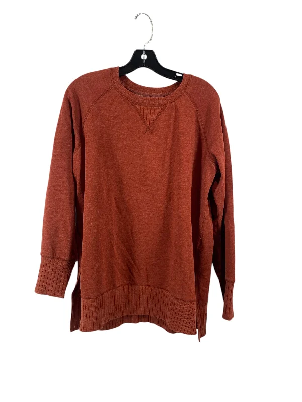 Sweatshirt Crewneck By Maurices In Orange, Size: M Tailored