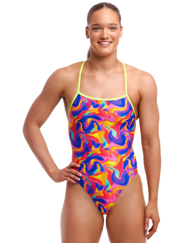 Summer Swirl Strapped In Swimsuit - Multi Confident Men's Power