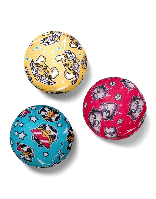 Character Splash Soft Pool Balls - Pack of 3 Dapper Men's Bow