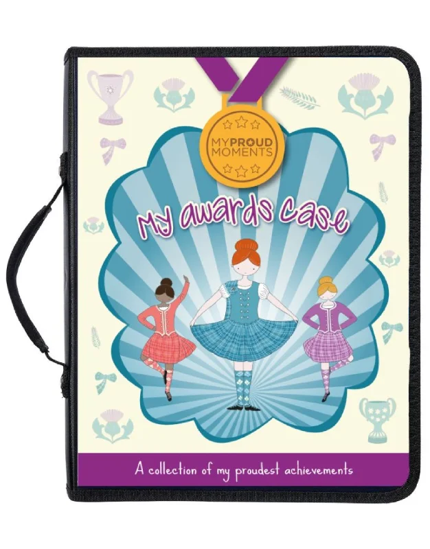 Medal & Certificate Case - Highland Dance Laid