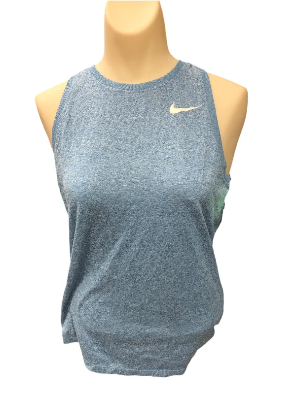 Athletic Tank Top By Nike Apparel In Blue, Size: Xs Laid