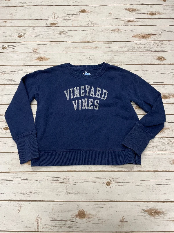 Sweatshirt Crewneck By Vineyard Vines In Blue, Size: S Stylish Men's Tropical 