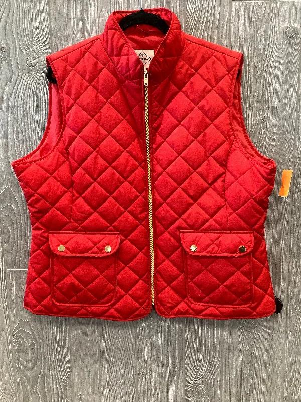 Vest Puffer & Quilted By St Johns Bay In Red, Size: Xxl Practical Men's Quick