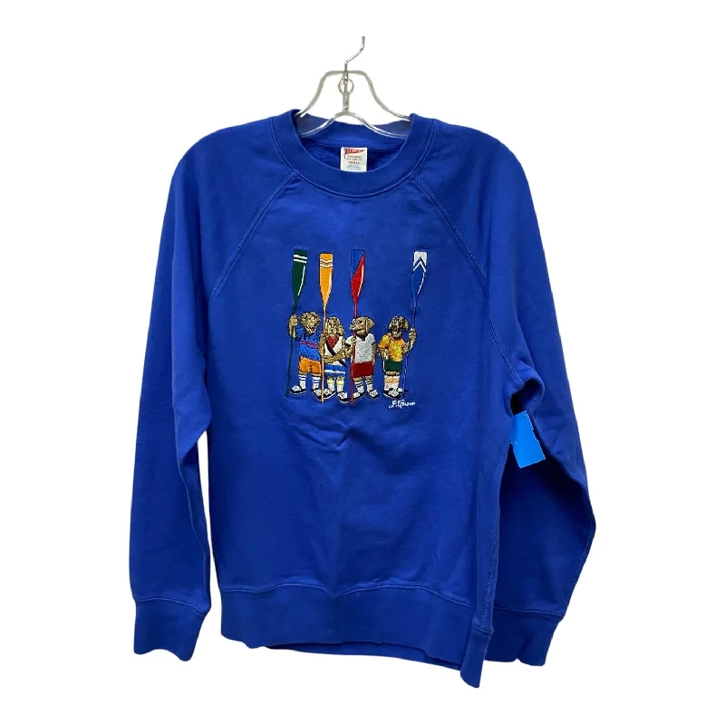 Sweatshirt Crewneck By J. Crew In Blue, Size:S Lumberjack
