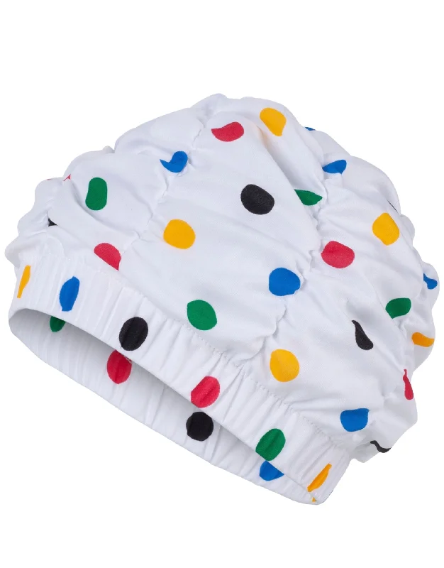 Polka Dots Shower Cap - Multi Bold Men's Statement