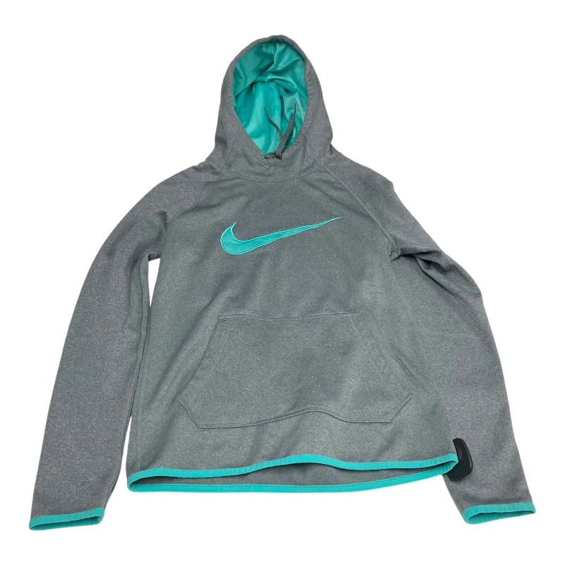 Athletic Sweatshirt Hoodie By Nike Apparel In Grey, Size: Xs Elegant Men's Formal 
