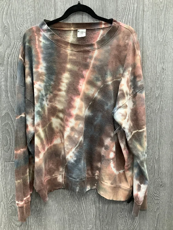 Sweatshirt Crewneck By No Boundaries In Multi-colored, Size: L Organic