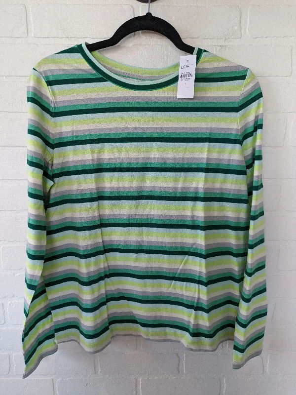 Top Long Sleeve By Loft  Size: L Traditional Men's Country