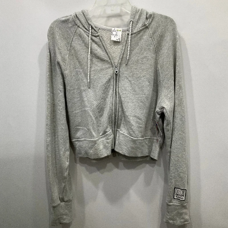 Sweatshirt Hoodie By Aerie In Grey, Size: M Laid
