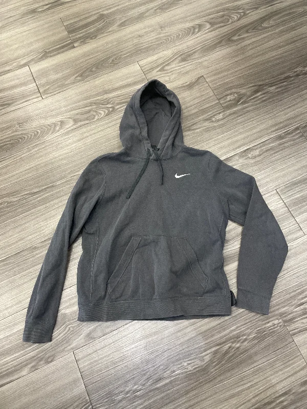Sweatshirt Hoodie By Nike Apparel In Grey, Size: M Elegant Men's Formal 