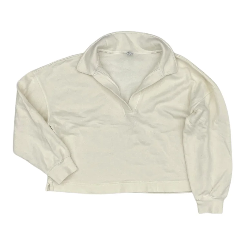 Sweatshirt Collar By Old Navy In White, Size:Osfm Athletic Men's Compression