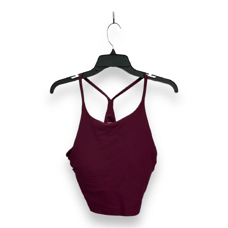 Athletic Tank Top By Old Navy In Maroon, Size: L Business