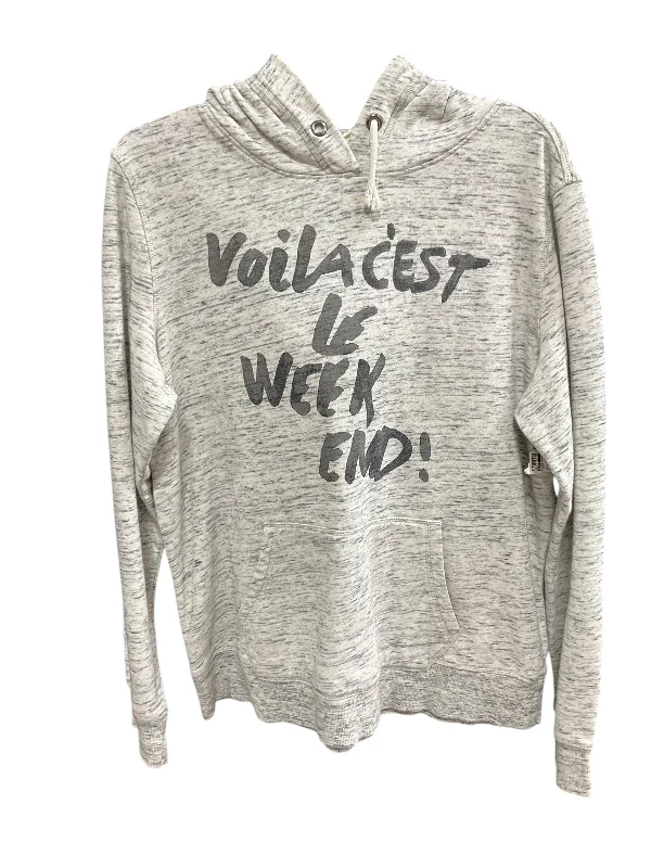 Sweatshirt Hoodie By Logg In Grey, Size: L Artistic Men's Hand