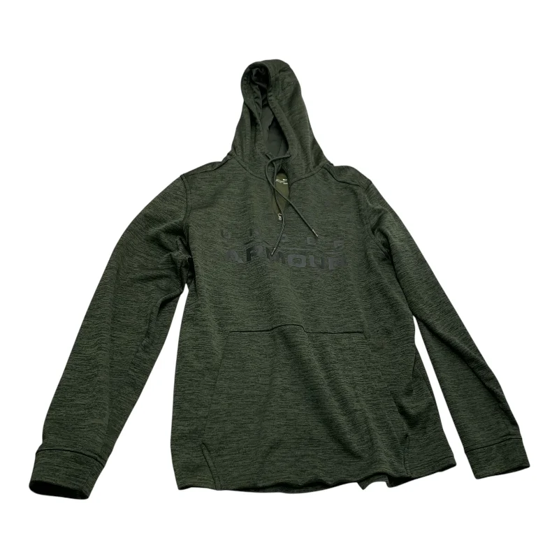 Athletic Sweatshirt Hoodie By Under Armour In Green, Size: M Sophisticated Men's 
