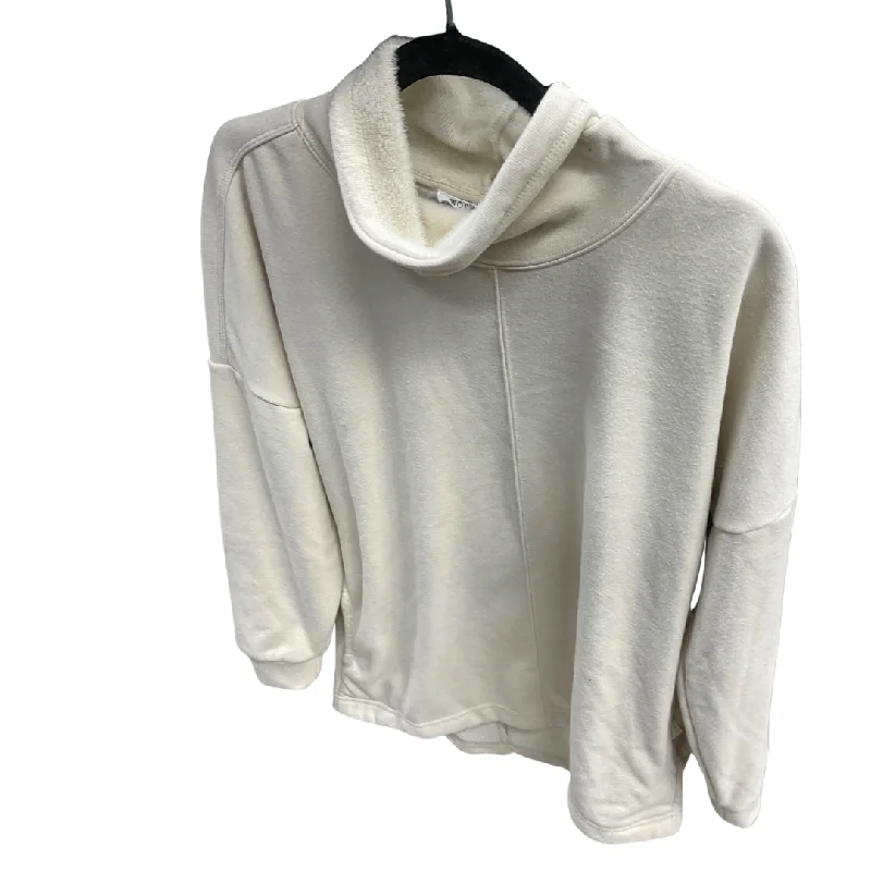 Sweatshirt Collar By Workshop In Cream, Size: L Lumberjack