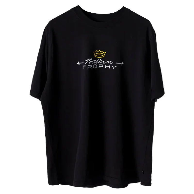 Malbon Trophy Golf T-Shirt Black - FW24 Youthful Men's Anime