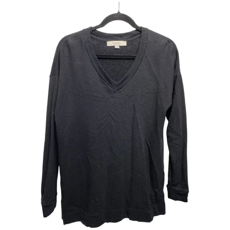 Sweatshirt Crewneck By Loft In Black, Size: Xs Elegant Men's Cashmere