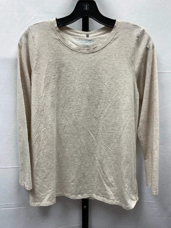 Tan Top Long Sleeve Basic Soft Surroundings, Size Petite   Xs Artistic Men's Avant