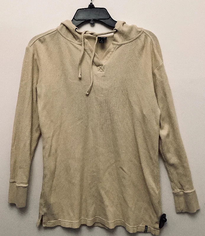 Sweatshirt Hoodie By Patagonia In Cream, Size: M Monochromatic All