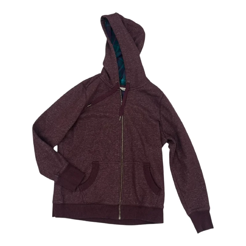 Sweatshirt Hoodie By L.L. Bean In Maroon, Size:M Bold Men's Statement
