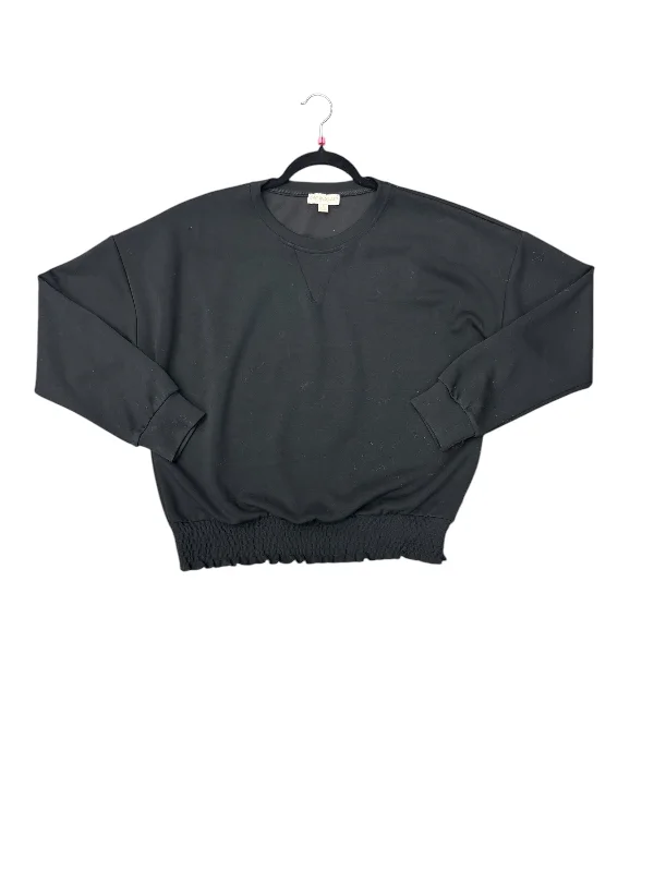 Sweatshirt Crewneck By Cynthia Rowley In Black, Size: L Streetwear Style