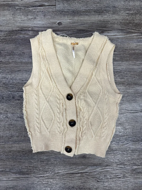 Vest Other By Free People In Cream, Size: S Confident Men's Power