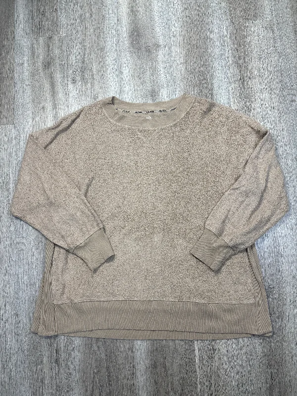 Sweatshirt Crewneck By Aerie In Brown, Size: Xl Practical Men's Multi