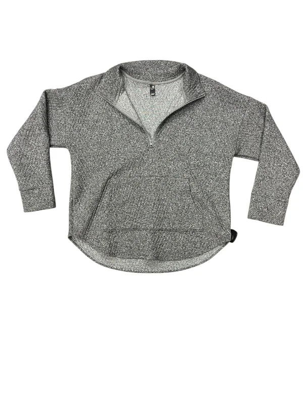 Athletic Sweatshirt Collar By Gapfit In Grey, Size: L Refined Men's European