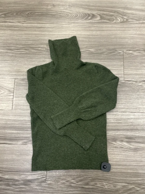 Sweatshirt Collar By J. Crew In Green, Size: Xxs Athletic Men's Compression