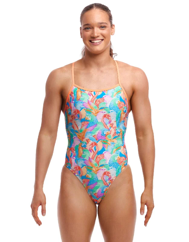 Birdsville Tie Me Tight Swimsuit - Pink/Blue Refined Men's European