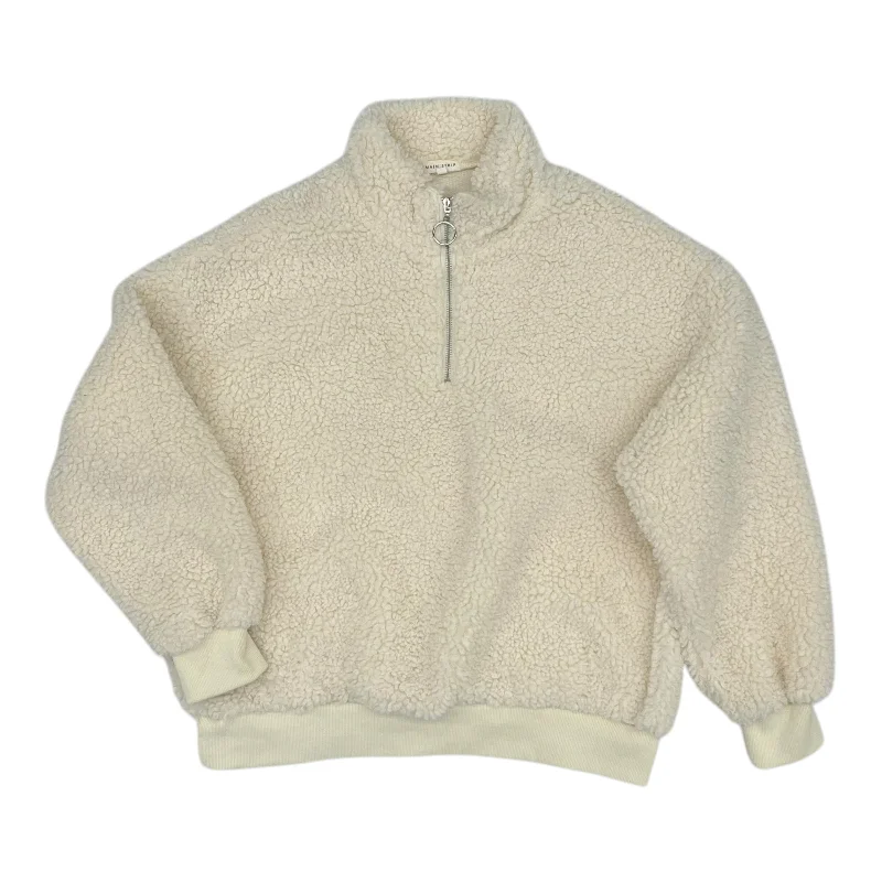 Sweatshirt Collar By Main Strip In Cream, Size:S Relaxed Men's Australian 