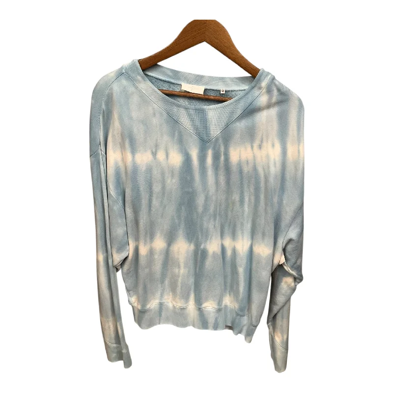 Sweatshirt Crewneck By 7 For All Mankind In Blue White, Size: L Sporty Men's Tennis