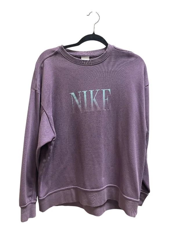 Athletic Sweatshirt Crewneck By Nike Apparel In Purple, Size: M Tough Men's Tactical