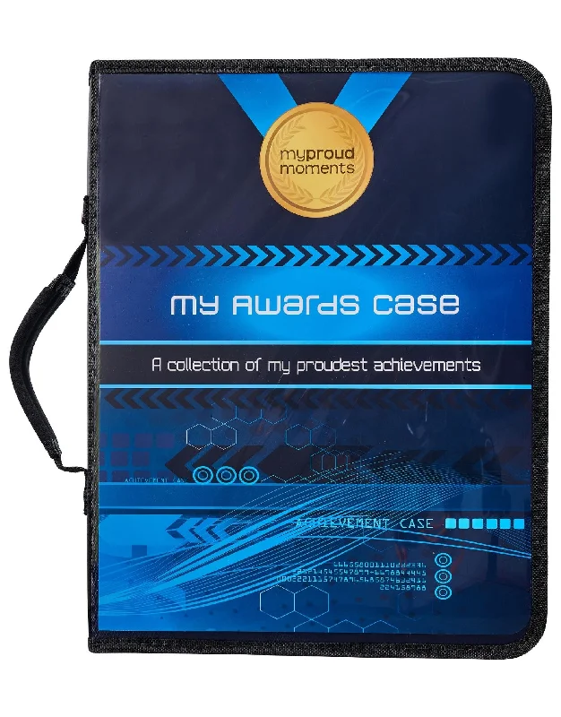 Medal, Badge & Certificate Case - Original Blue Sophisticated Men's 