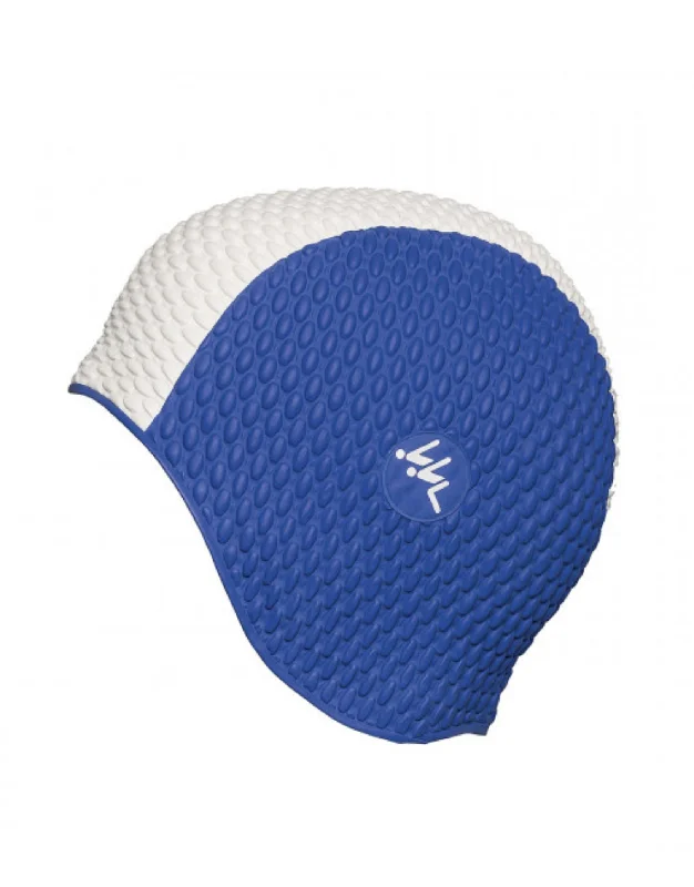 Two Tone Bubble Swim Cap Street