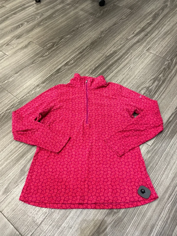 Sweatshirt Collar By Columbia In Pink, Size: L Casual Men's Loose