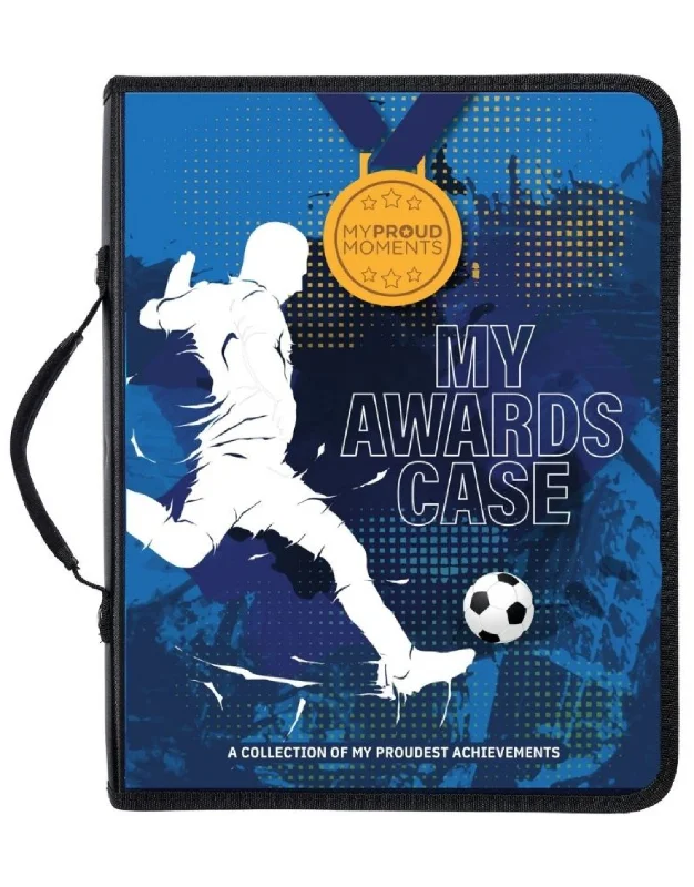 Medal & Certificate Case - Football Sophisticated Men's 