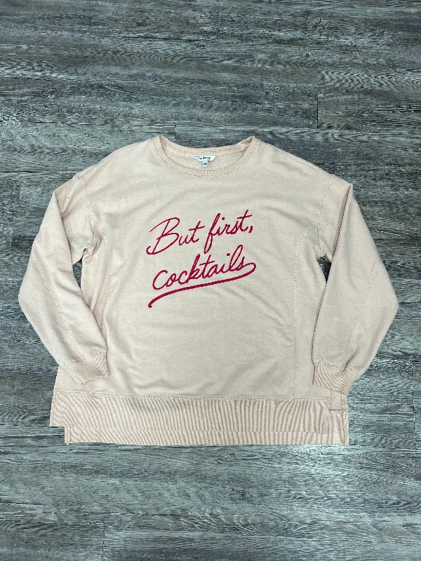 Sweatshirt Crewneck By Wildfox In Pink, Size: L Minimalist Men's Casual 