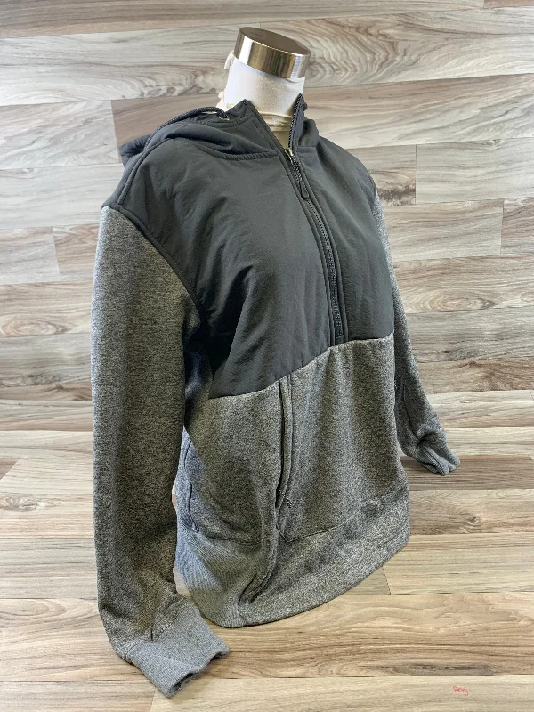 Athletic Sweatshirt Hoodie By The North Face In Grey, Size: L Modern Men's 