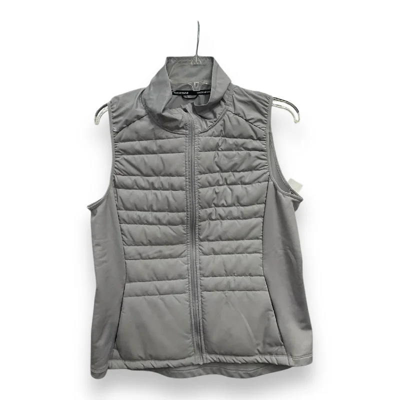 Vest Puffer & Quilted By Nike Apparel In Grey, Size: L Masculine Men's Thick