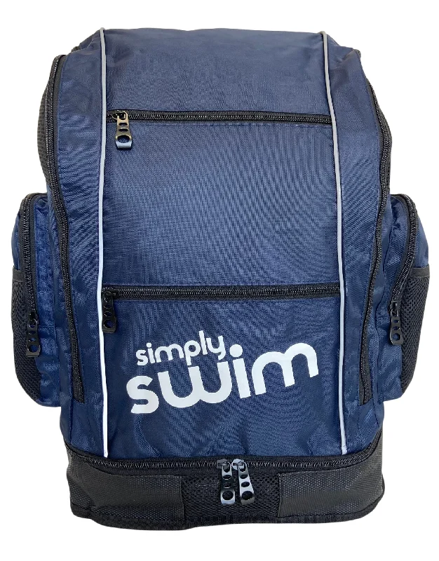 Premium Swim Backpack 40L - Navy Cozy Men's Winter