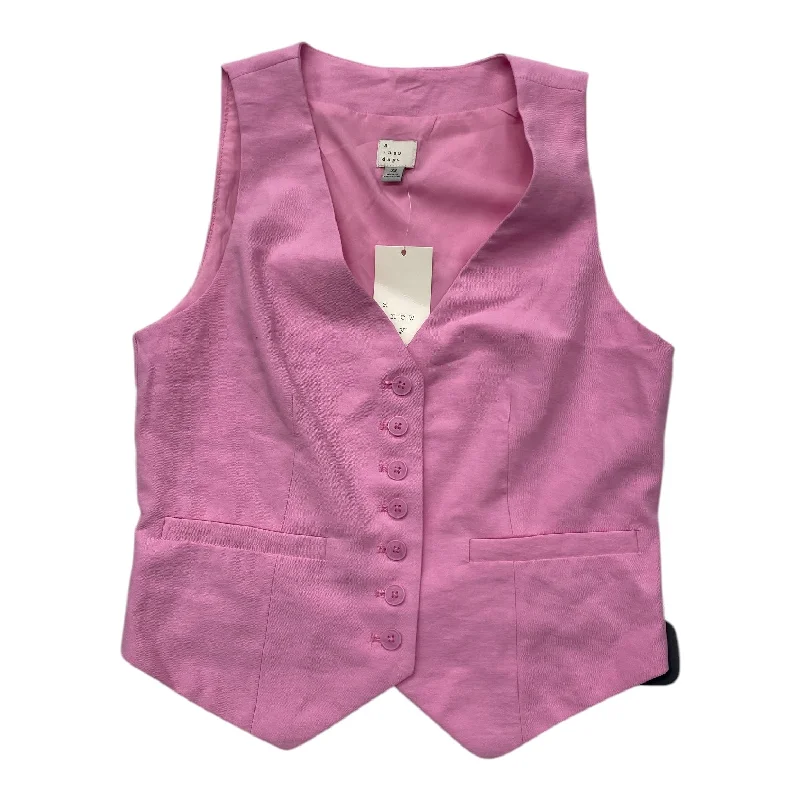 Vest Other By A New Day In Pink, Size: Xs Beach