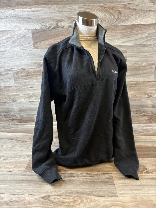 Sweatshirt Collar By Columbia In Black, Size: S Casual Men's Short